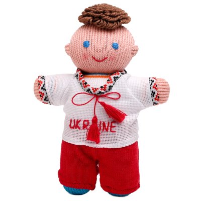 Лялька - Хлопчик Козачок, червоно-білий Лялька - Хлопчик Козачок, червоно-білий