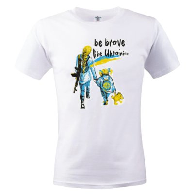 Футболка жіноча Be brave (білий) M