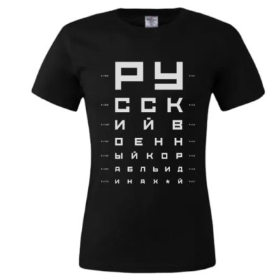 Футболка чоловіча РВКІНХ Перевірка (чорна) XL