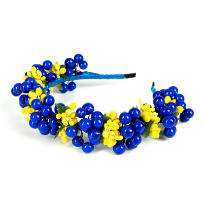 Обруч Калина середній, синьо-жовтий