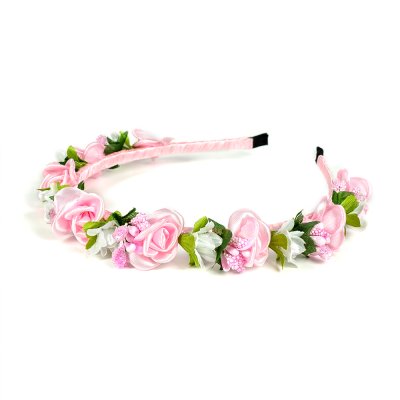 Обруч однорядний, рожевий