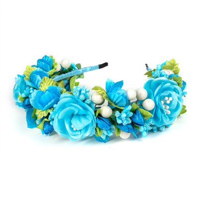 Обруч чотирирядний, бірюзовий