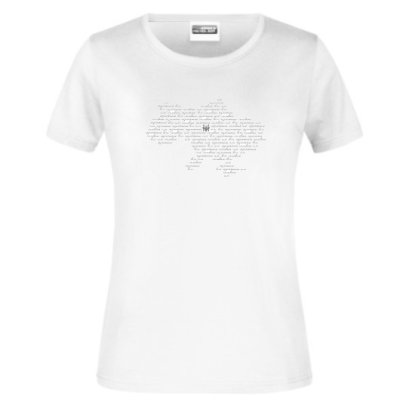 Футболка чоловіча Карта України Тризуб (біла) S