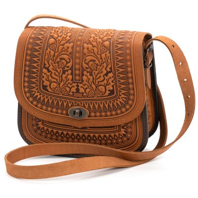 Сумка шкіряна Мисливська, руда Сумка шкіряна Мисливська, руда