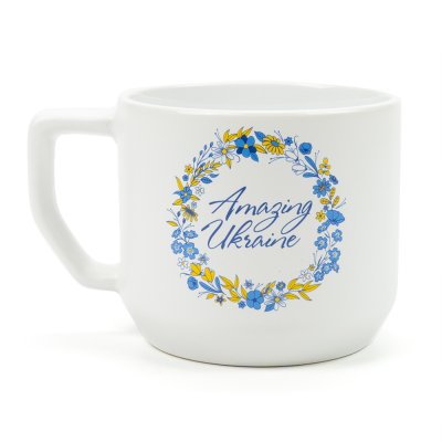 Горнятко Amazing Ukraine, блакитне 330 мл