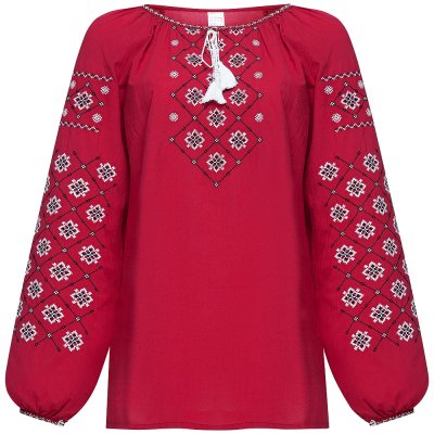 Вишиванка жіноча Колос - Журавлина (бордо) 44 Вишиванка жіноча Колос - Журавлина (бордо) 44