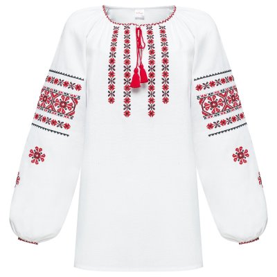 Вишиванка жіноча Колос - Ромашка червона 44 Вишиванка жіноча Колос - Ромашка червона 44