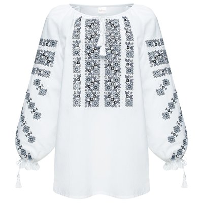 Вишиванка жіноча Колос - Яскрава мить (блакитний) 56 Вишиванка жіноча Колос - Яскрава мить (блакитний) 56