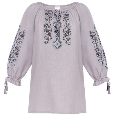 Вишиванка жіноча Колос - Серпанок (сіра) 42 Вишиванка жіноча Колос - Серпанок (сіра) 42