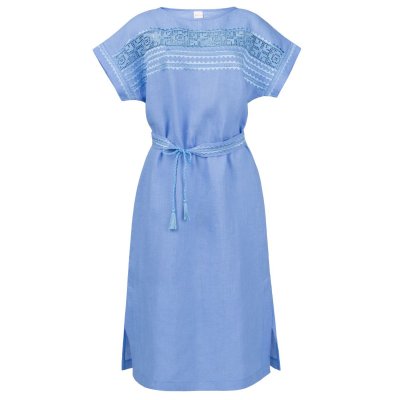 Сукня вишиванка Колос - Мережка (блакитний) 58-60 Сукня вишиванка Колос - Мережка (блакитний) 58-60