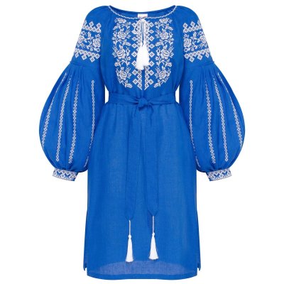 Сукня вишиванка Колос - Злагода (синя) 52 Сукня вишиванка Колос - Злагода (синя) 52
