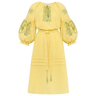 Сукня вишиванка Колос - Жоржина (зелена) 42-44 Сукня вишиванка Колос - Жоржина (зелена) 42-44