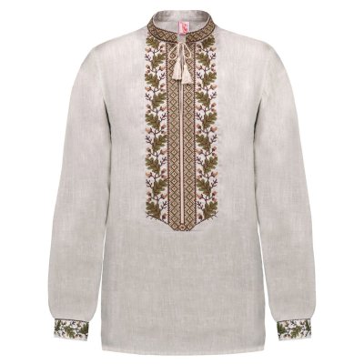 Вишиванка чоловіча Слобожанка - Дуб д/р (сірий) 48 Вишиванка чоловіча Слобожанка - Дуб д/р (сірий) 48