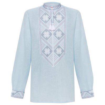 Вишиванка чоловіча Колос - Яблуневий цвіт 48