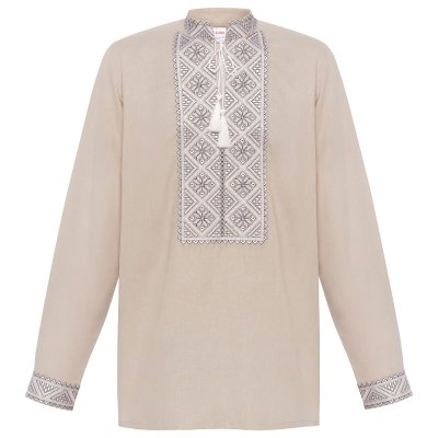 Вишиванка чоловіча Колос - Традиція (бежева) 50