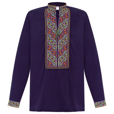 Вишиванка чоловіча Колос - Кольорова 44 Вишиванка чоловіча Колос - Кольорова 44