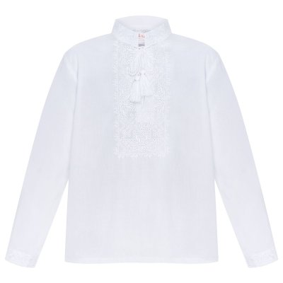 Вишиванка для хлопчика Колос - Володар (біла) 146