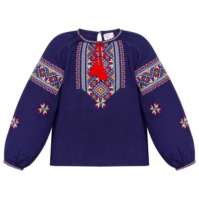 Вишиванка для дівчинки Колос - Яскрава 128