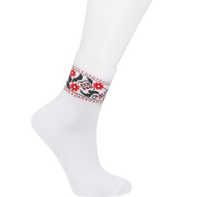 Шкарпетки з вишивкою жіночі (008) 23 (35-37)