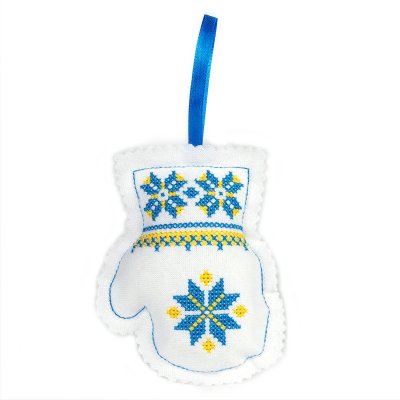 Ялинкова іграшка Рукавичка (Патріотика) Ялинкова іграшка Рукавичка (Патріотика)