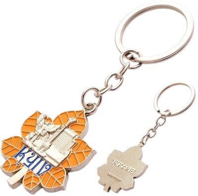 Брелок металевий – Майдан Незалежності (каштан)