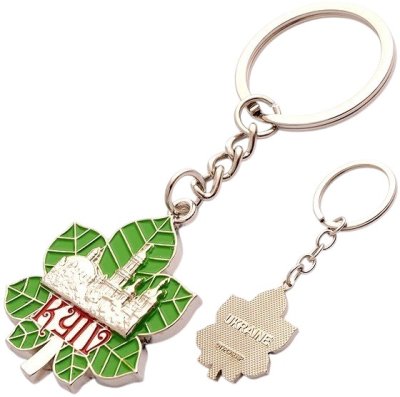 Брелок металевий – Києво-Печерська Лавра (каштан)