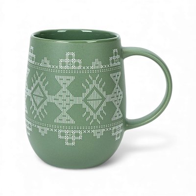 Чашка Орнамент білий, 350 мл Чашка Орнамент білий, 350 мл